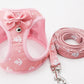 Cat Chain Traction Rope Set, Chest Harness, Cat Harness, Cat Collar, Dog Leash