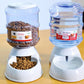 Cats Dogs Automatic Pet Feeder Drinking Water Fountains Large Capacity Plastic Pets Dog Food Bowl Water Dispenser