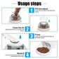 Dog Press Leakage Food Feeder Automatic Pet Feeder Dispenser