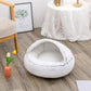 2 In 1 Dog And Cat Bed Pet Winter Bed Round Plush Warm Bed House Soft Long Plush Pets Bed Pet Products