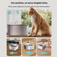 Wireless Cat Water Fountain Stainless Steel Rechargeable
