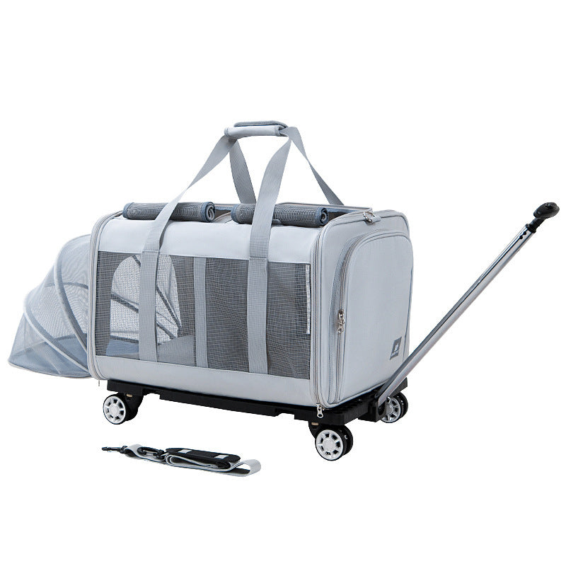 Large Pet Trolley Bag Cat