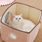 Cat House Removable And Washable Cat Bed Pet Supplies Enclosed Cat House Villa