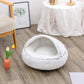 2 In 1 Dog And Cat Bed Pet Winter Bed Round Plush Warm Bed House Soft Long Plush Pets Bed Pet Products
