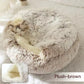 2 In 1 Dog And Cat Bed Pet Winter Bed Round Plush Warm Bed House Soft Long Plush Pets Bed Pet Products